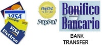 Pagos aceptados transferencia bancaria, PAYPAL-Cards
